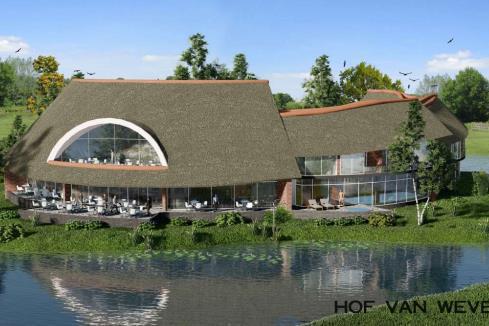 Plan voor groot nieuw recreatiecentrum met toeristische appartementen en wellnesscentrum in Merselo